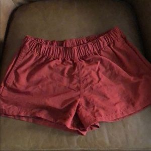 Red XS Patagonia shorts